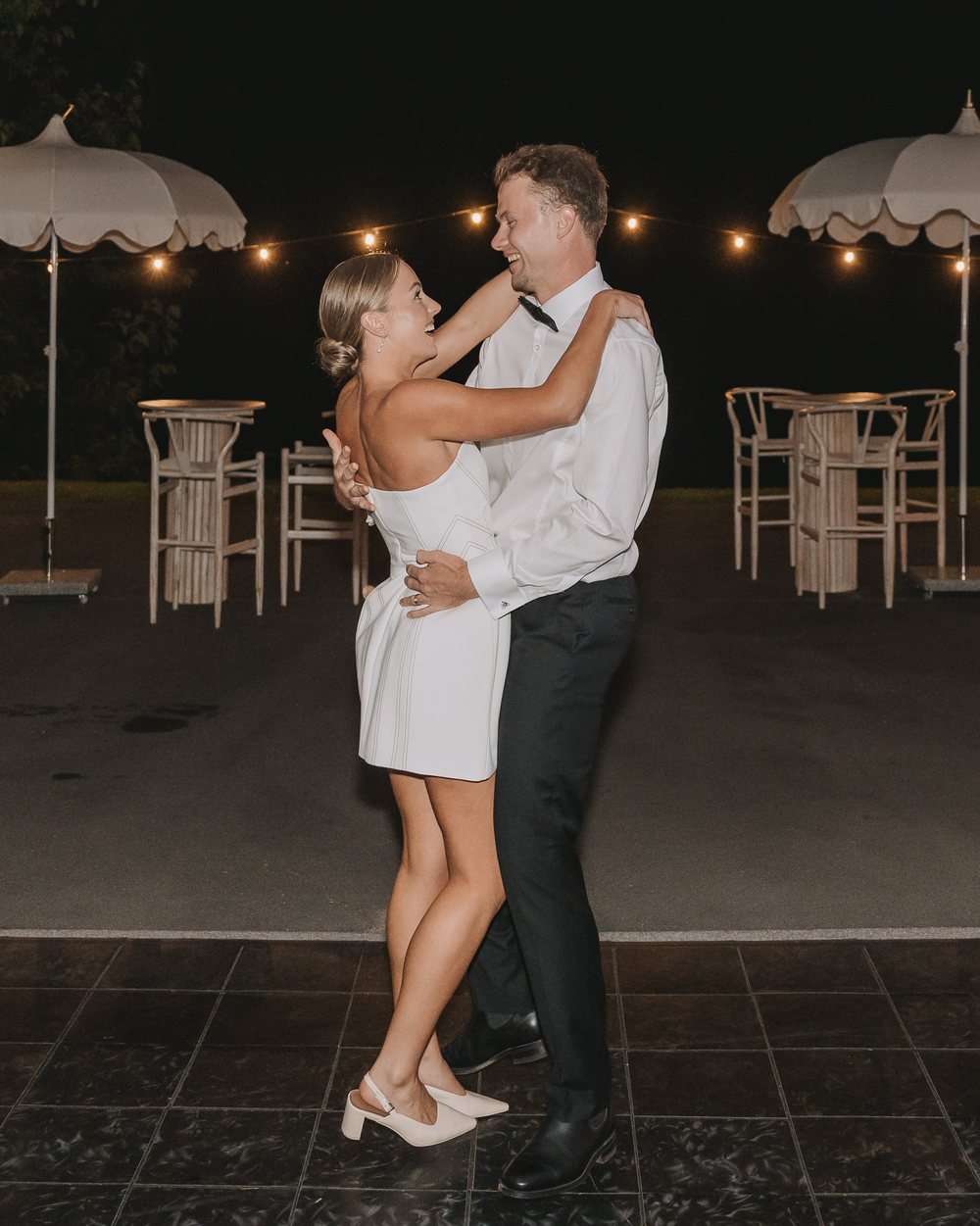 Jack and Georgia dancing
