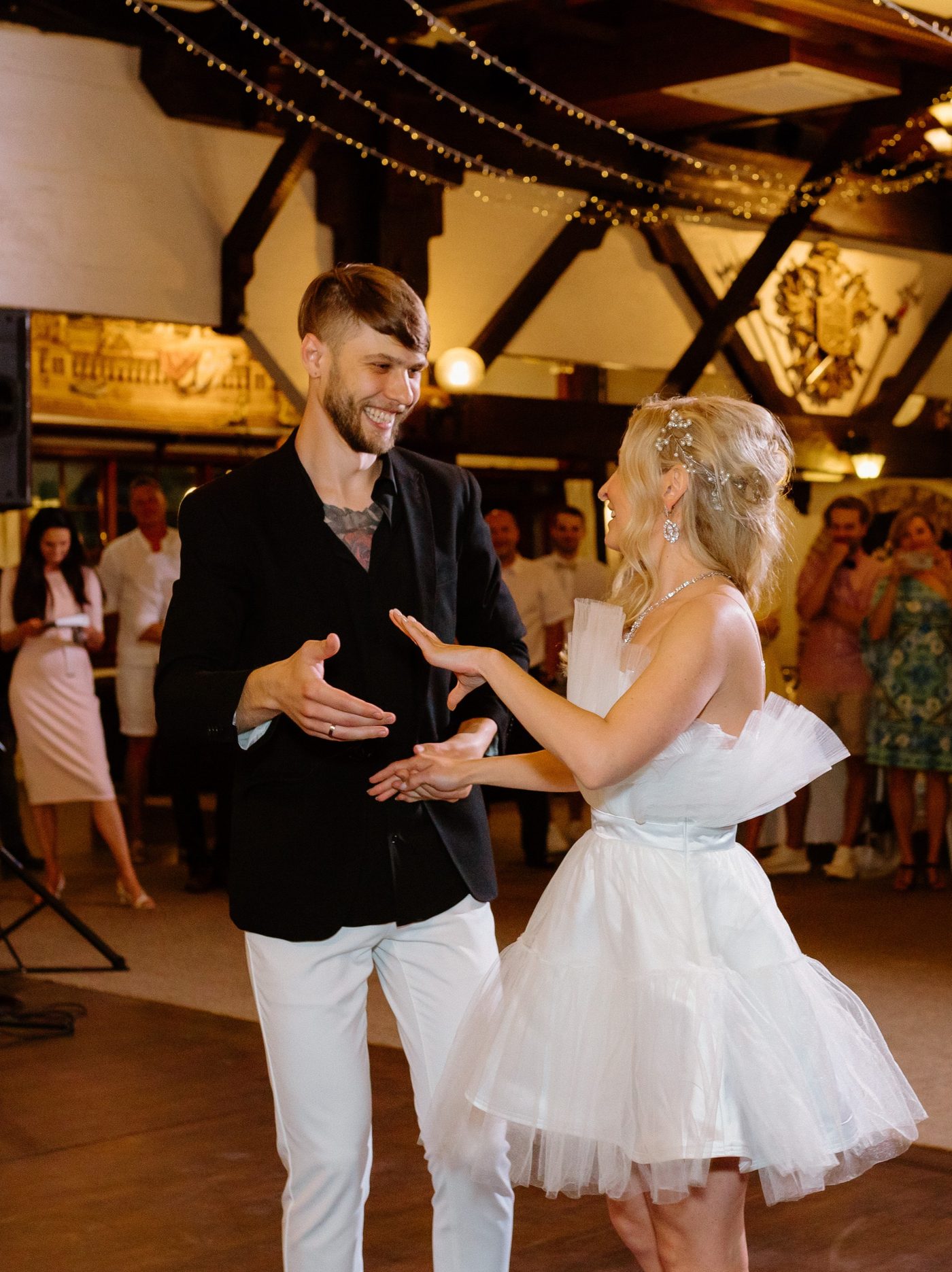 Nina and Dima dancing